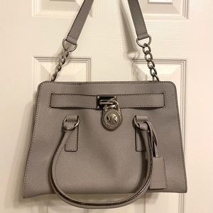 Michael Kors Grey Hamilton Purse